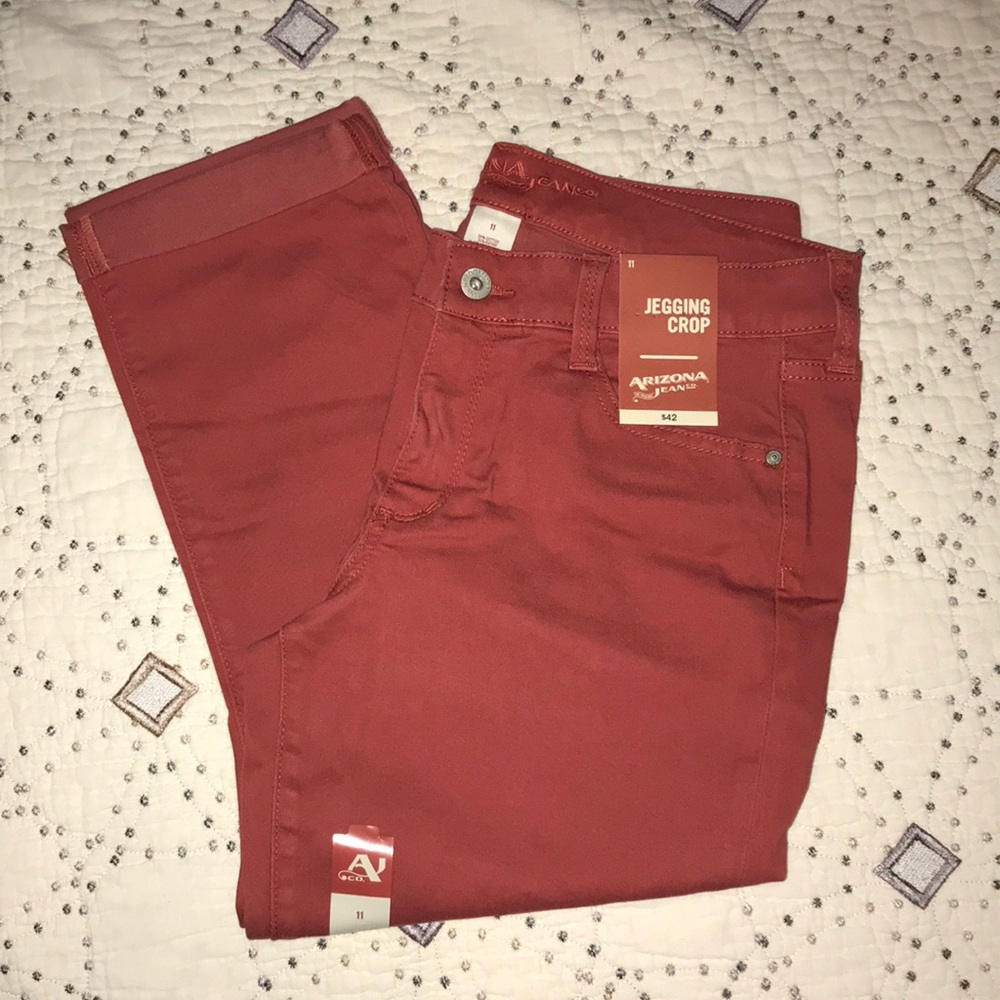 NWT Arizona Jeans jegging crop capris